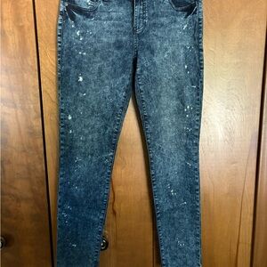 Cabi Stylish Blue Acid Wash Skinny Jeans Sz 10 NWOT